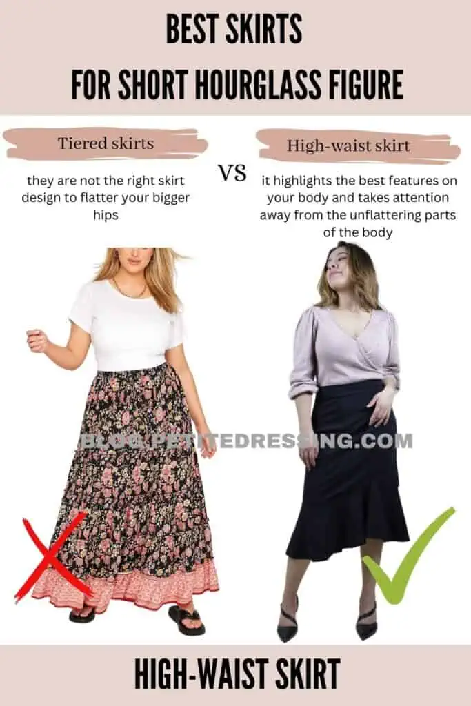 High-waist skirt