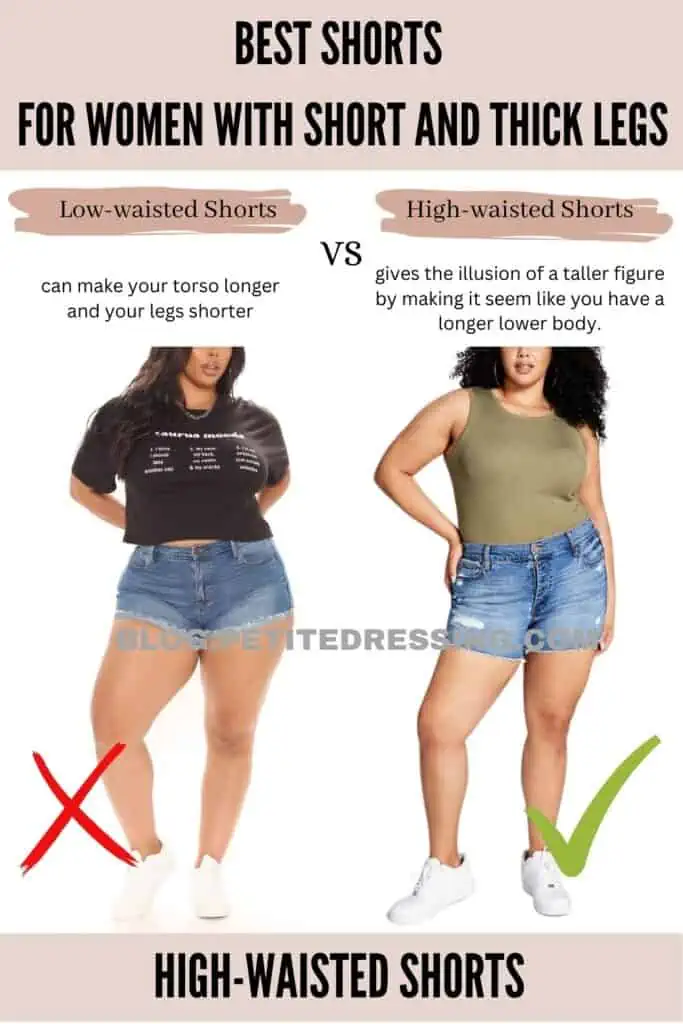 Shorts Style Guide for Women with Short and Thick Legs - Petite Dressing