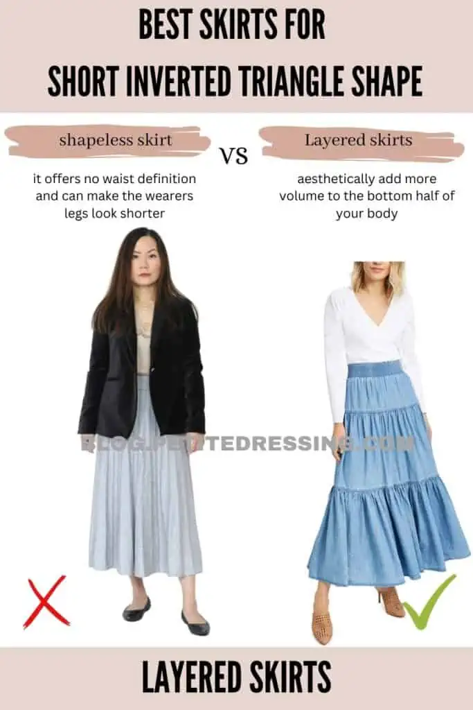 Layered skirts