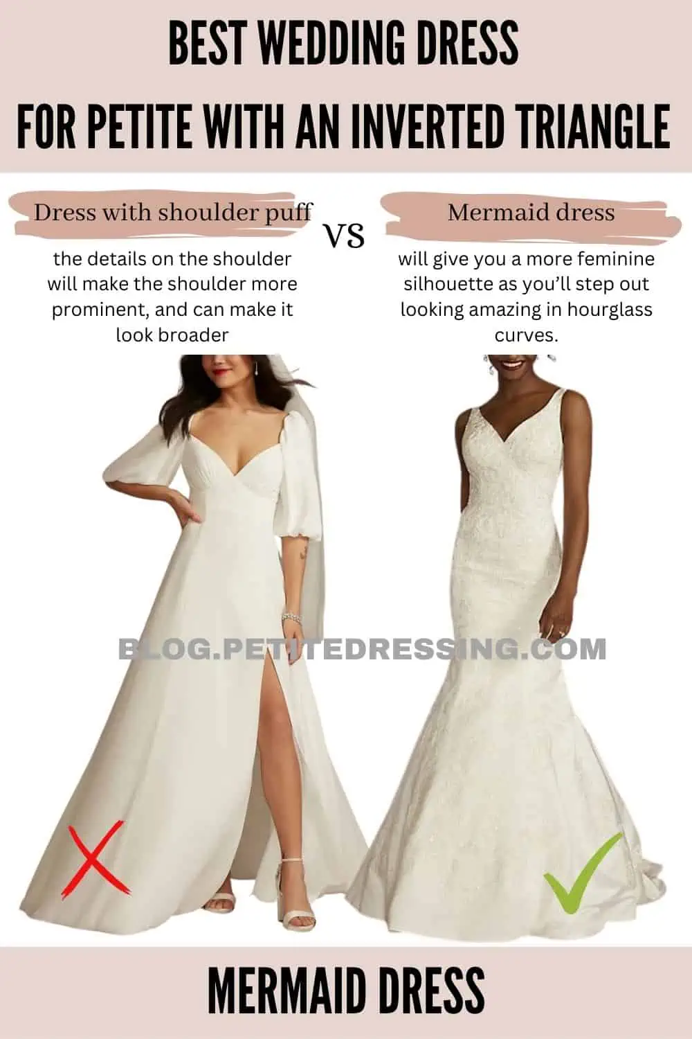 Inverted triangle shapes need look no further for great wedding dress  styles. #wedding #dresses