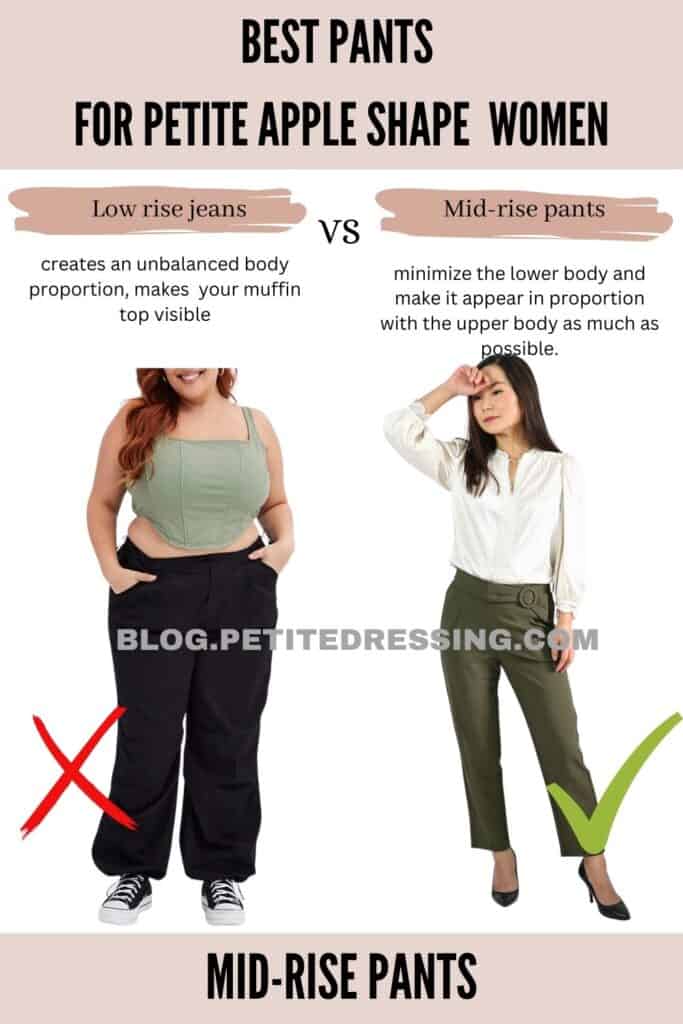 Mid-rise pants-1