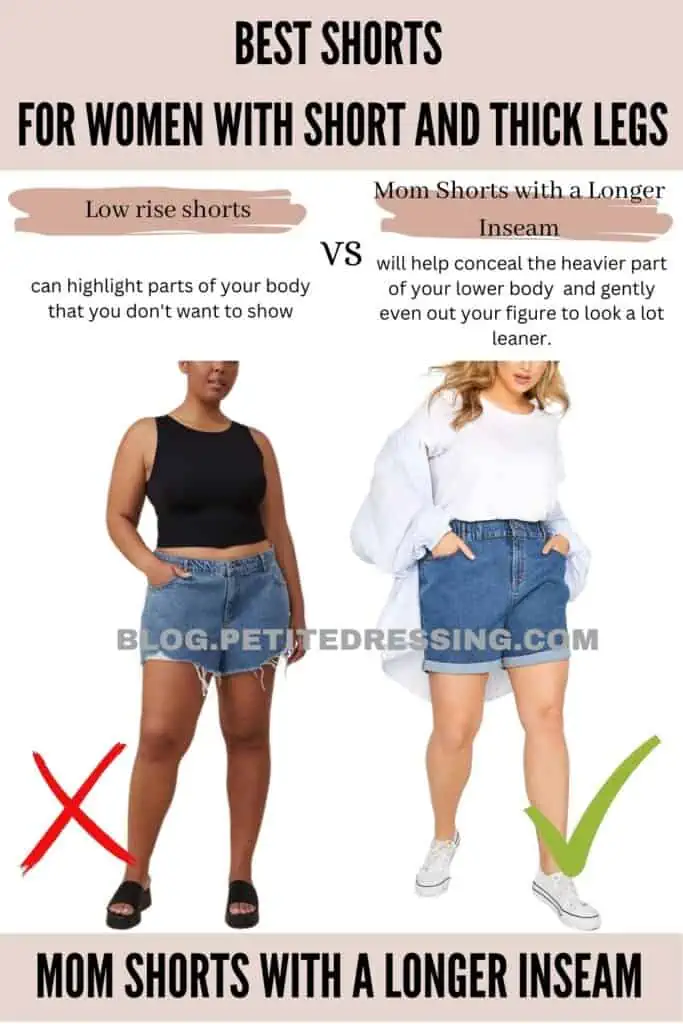 Shorts Style Guide for Women with Short and Thick Legs - Petite Dressing