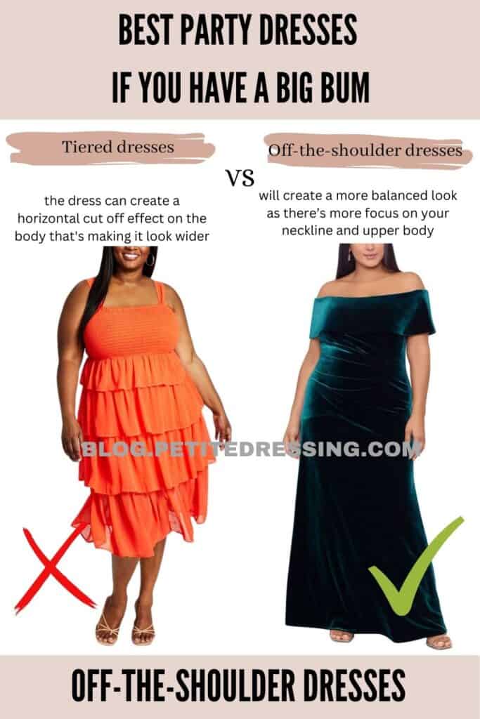 Off-the-shoulder dresses