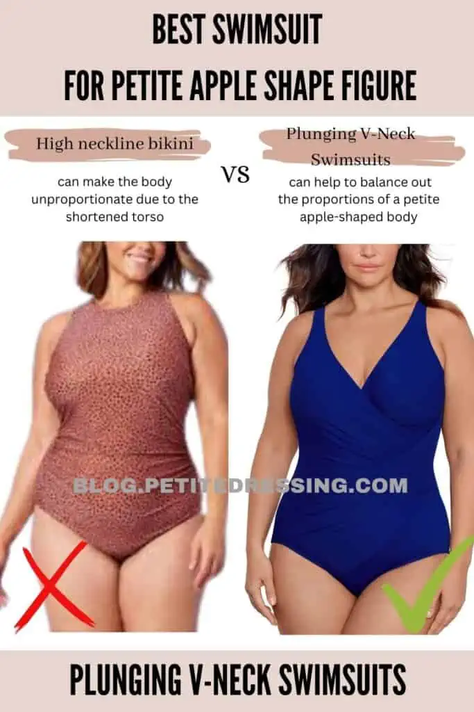 Plunging V-Neck Swimsuits