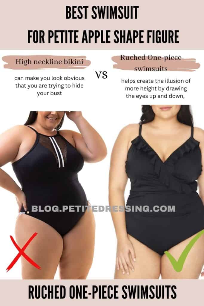 Ruched One-piece swimsuits