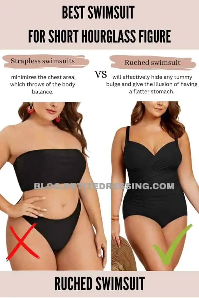 Ruched swimsuit