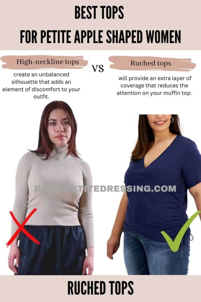 Ruched tops