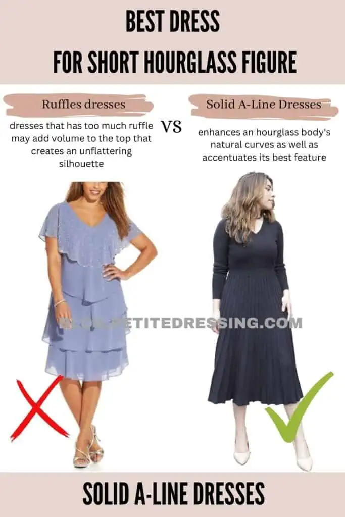 Solid A-Line Dresses