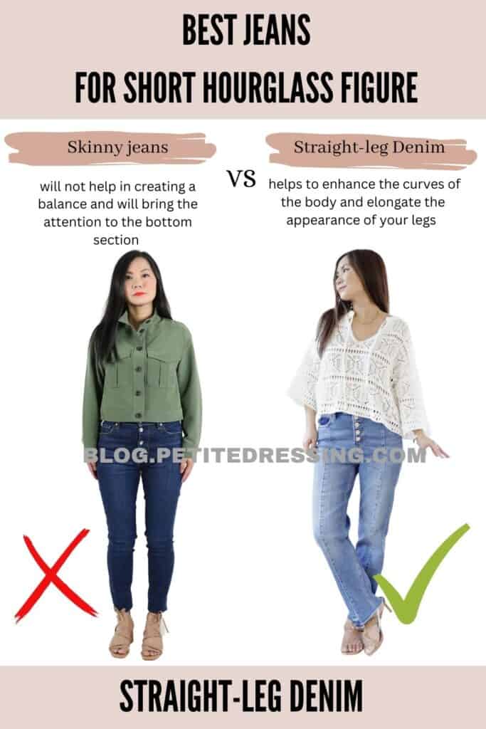 Jeans Style Guide for Short Hourglass Figure