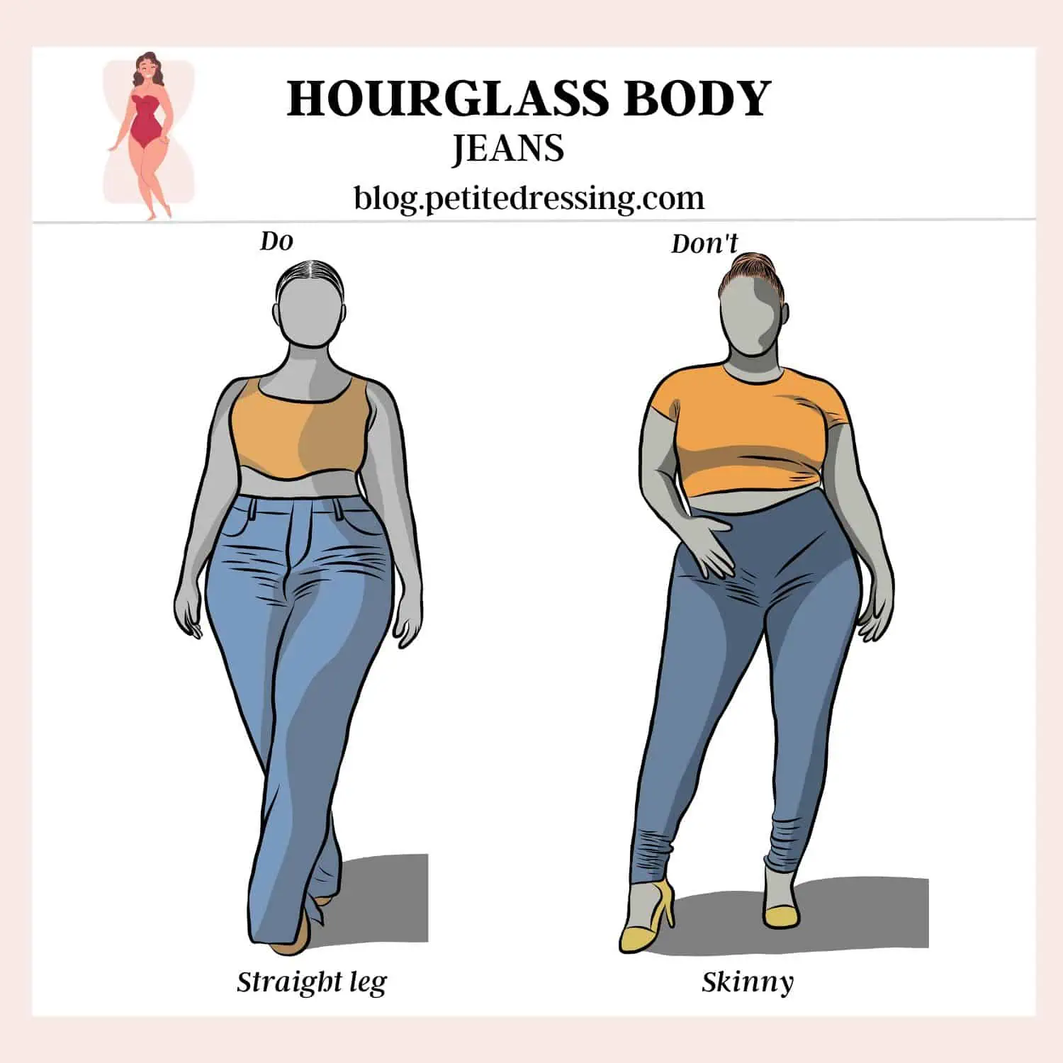 How to dress hourglass shape with short torso