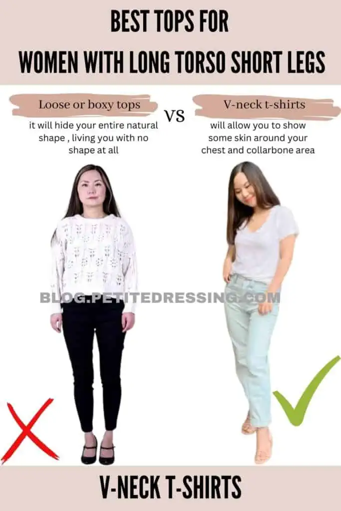 The Complete Tops Guide for Women with Long Torso Short Legs - Petite ...