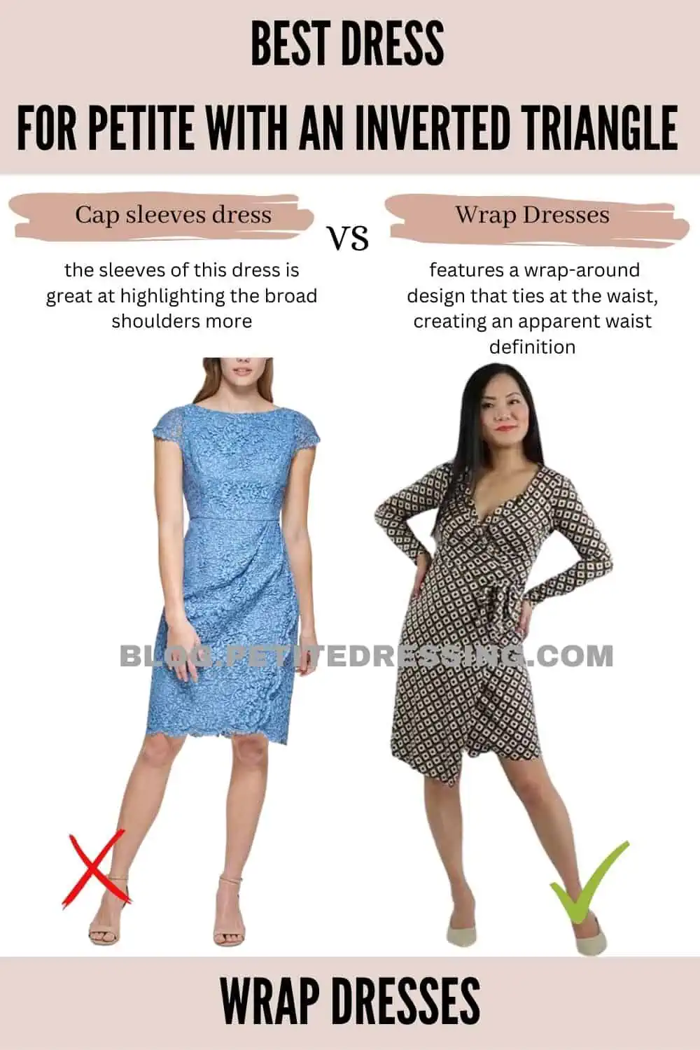 Dress Style Guide for the Petite Inverted Triangle Body Type - Petite  Dressing