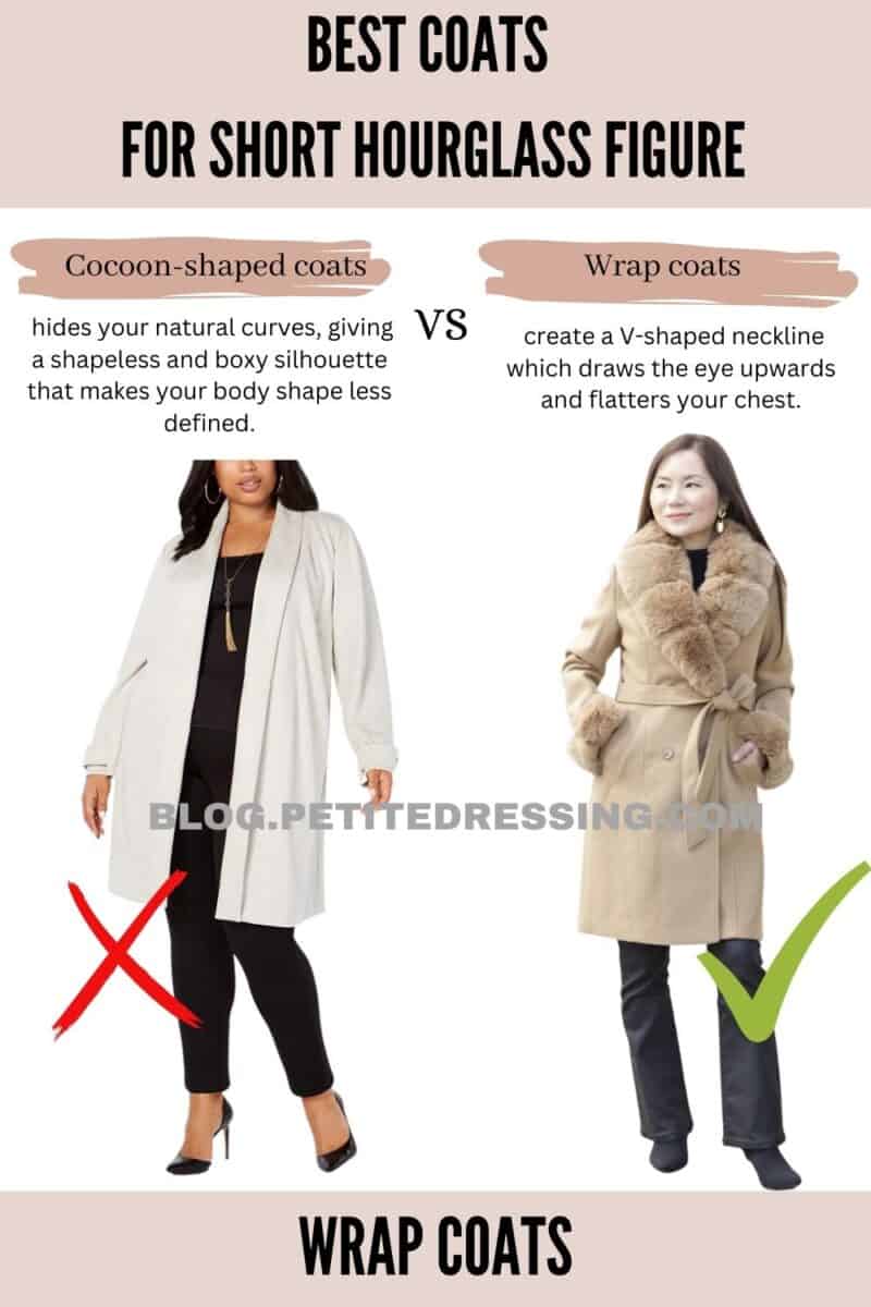 Coats guide for short hourglass figure