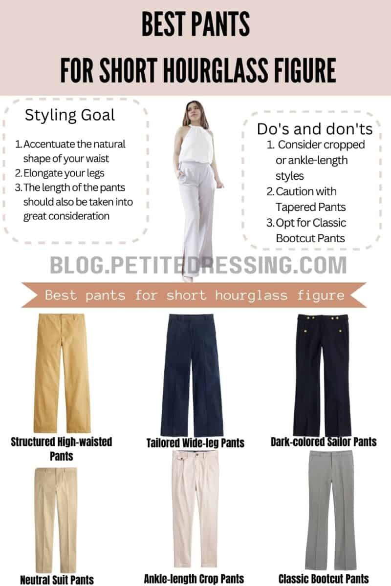 Pants Style Guide for Short Hourglass Figure