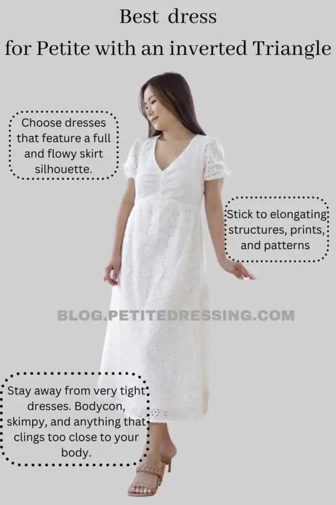 Dress Style Guide for the Petite Inverted Triangle Body Type