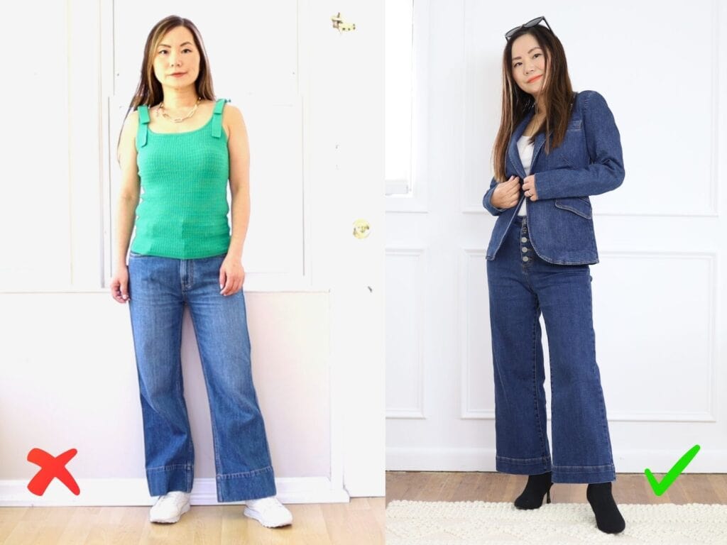 The Complete Wide Leg Jeans Guide for Petite Women