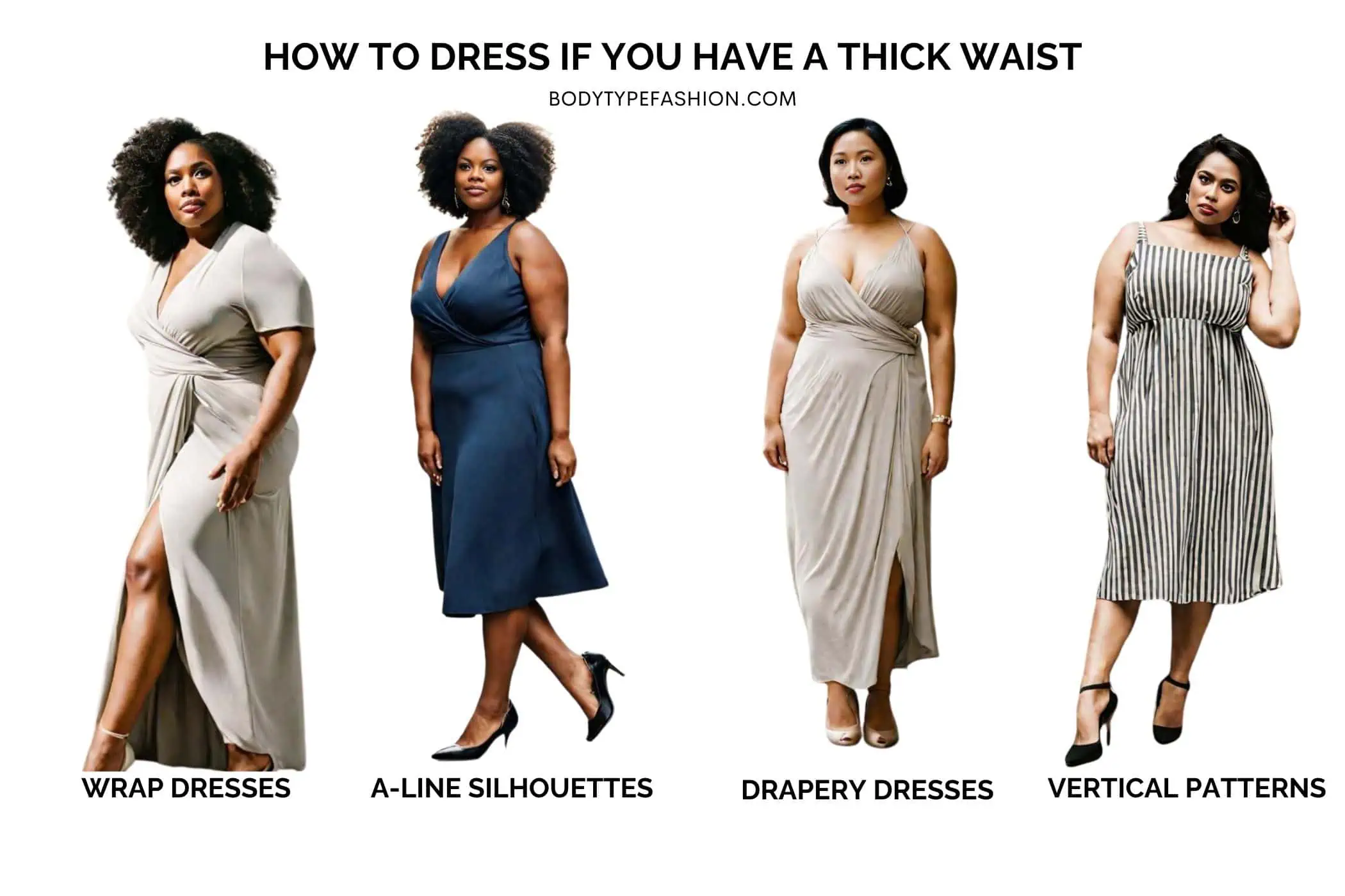 How to Dress if You Have a Thick Waist (The Complete Guide