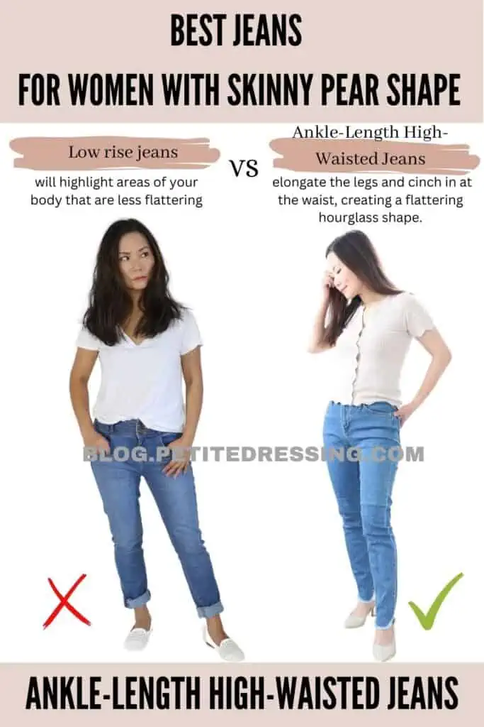 Ankle-Length High-Waisted Jeans