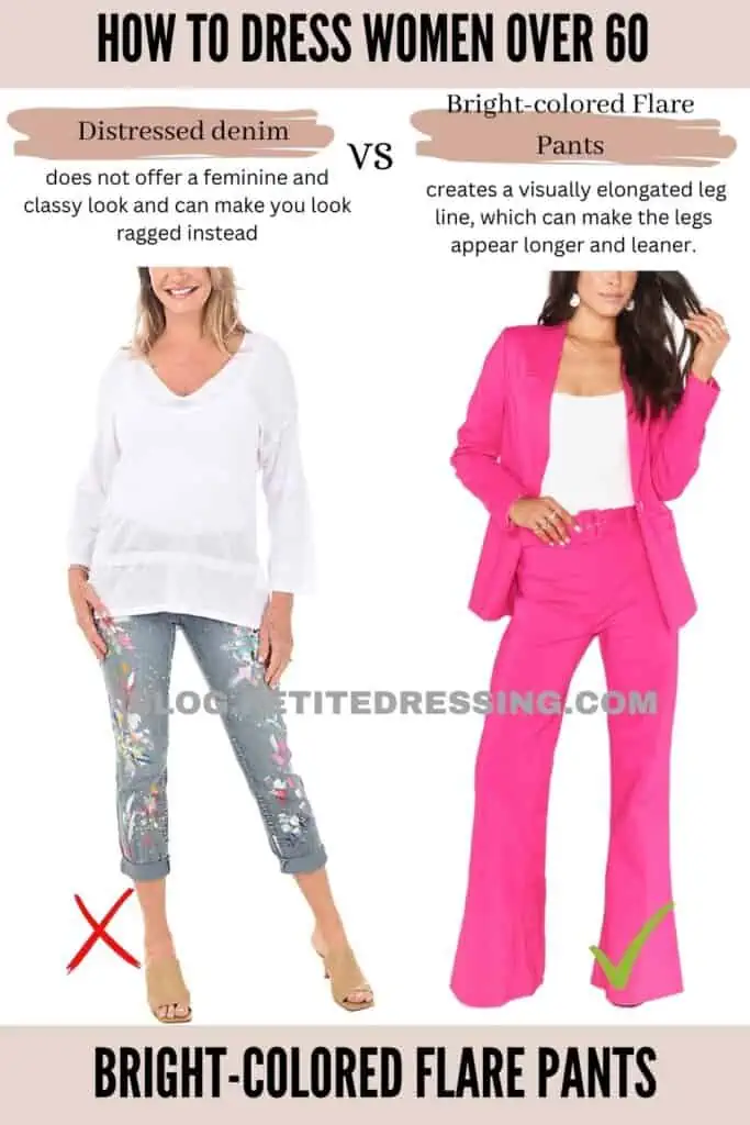 Bright-colored Flare Pants-1