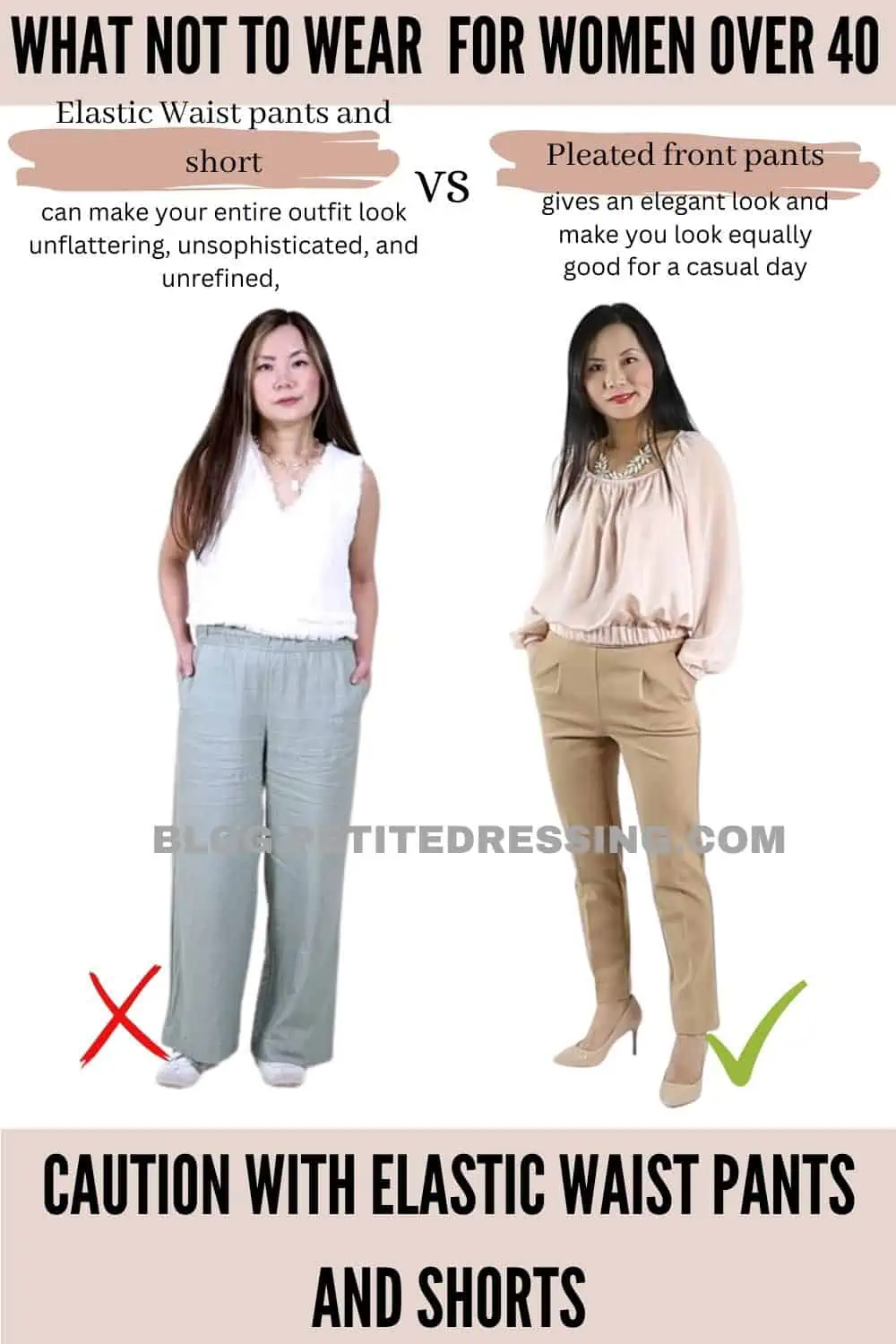 What Not to Wear for Women over 40 - Petite Dressing
