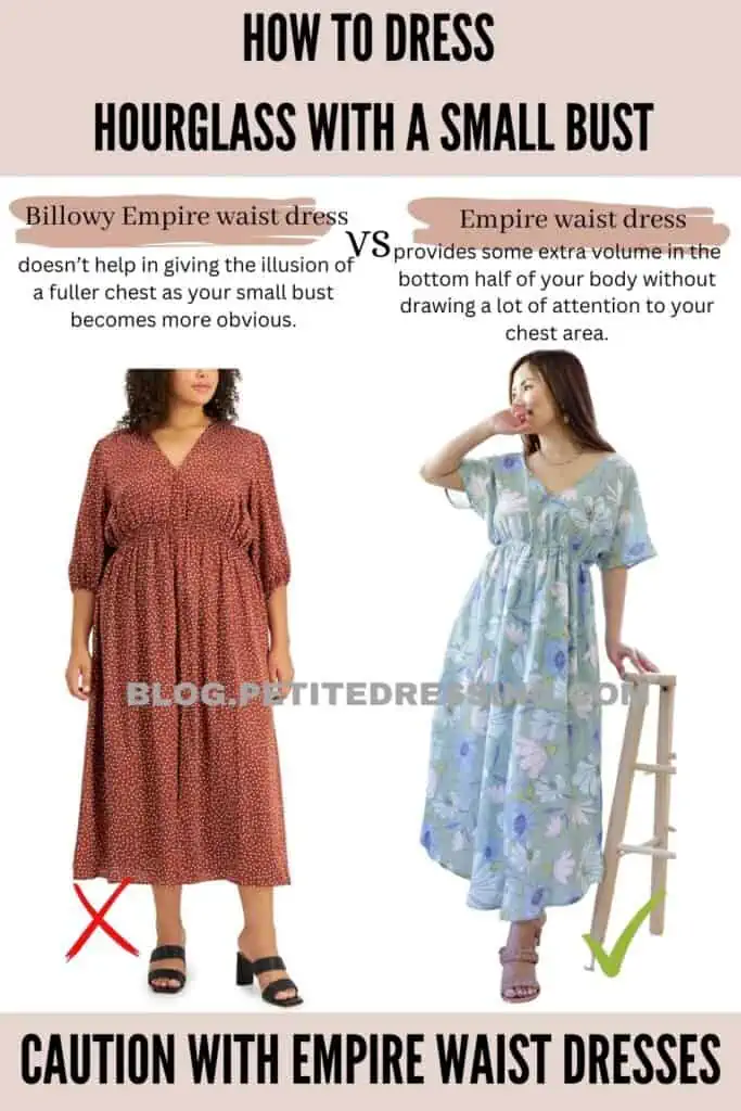 Caution with empire waist dresses