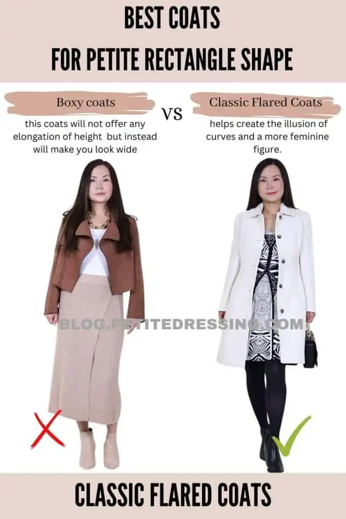 Coats Style Guide for Petite Rectangle Shape - Petite Dressing