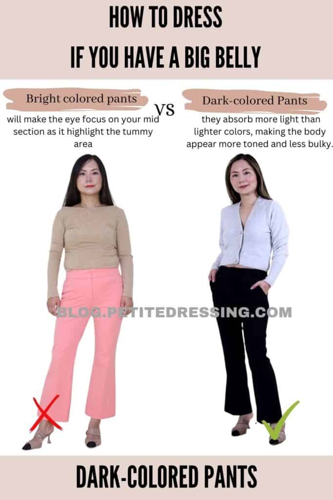 Dark-colored Pants