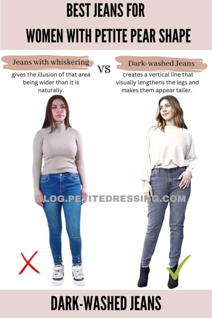 Dark-washed Jeans