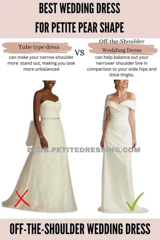Off-the-Shoulder Wedding Dress