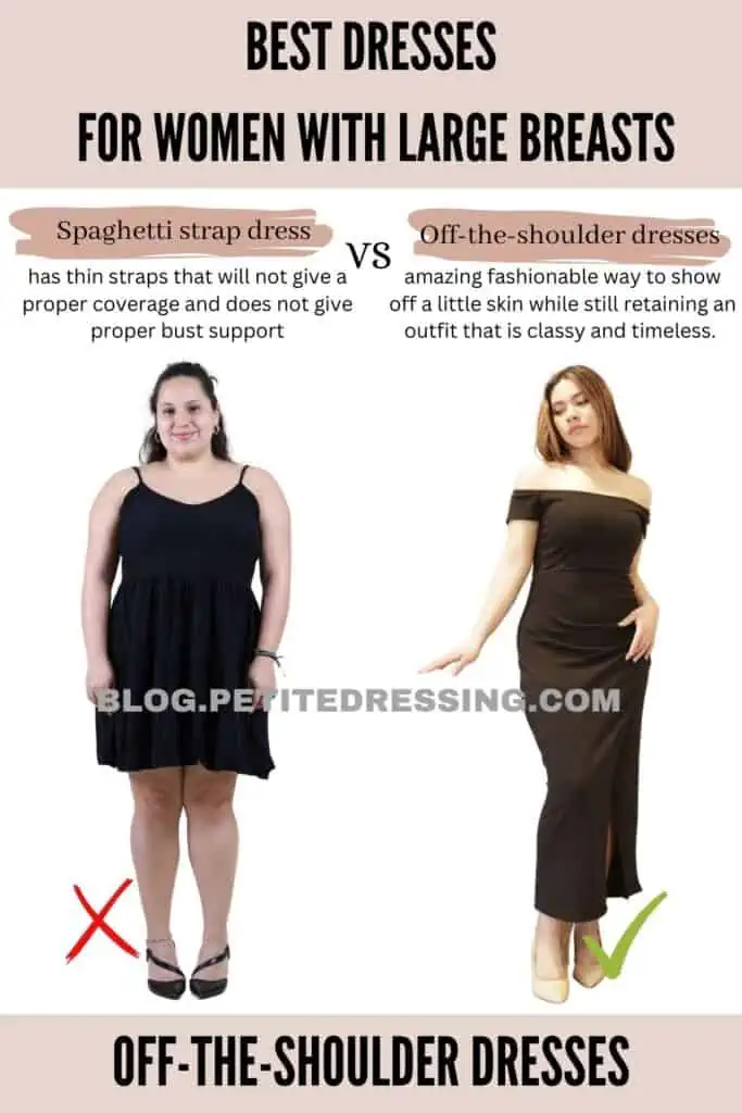 The Complete Dress Guide for Women with Large Breasts - Petite Dressing