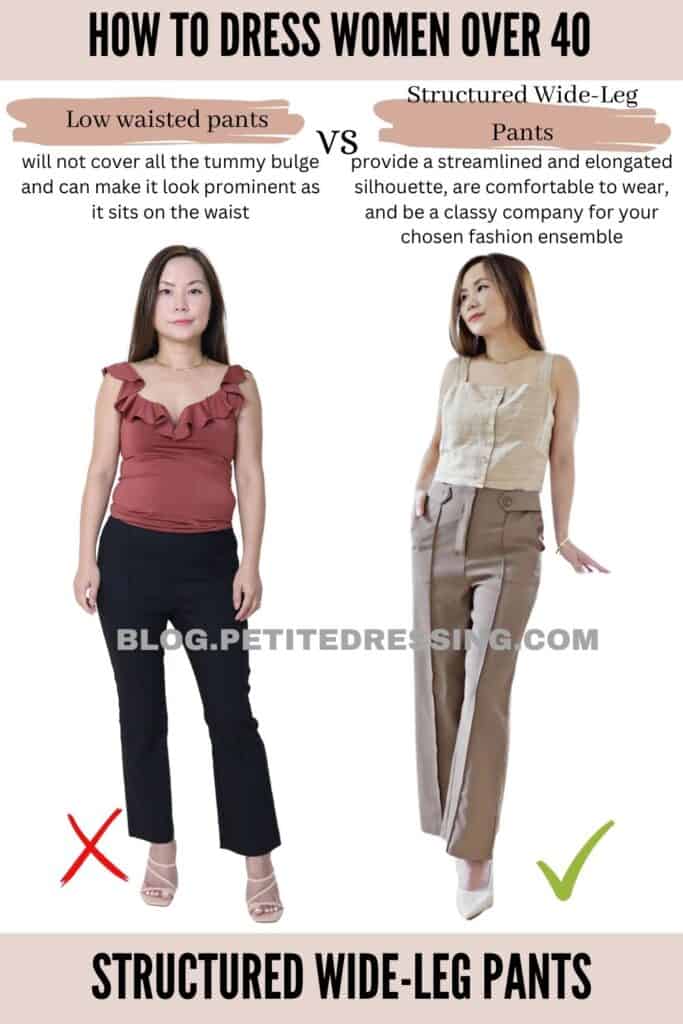 Structured Wide-Leg Pants