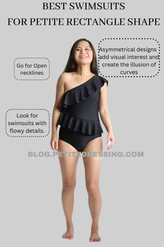 Swimsuit Style Guide for Petite Rectangle Shape-1