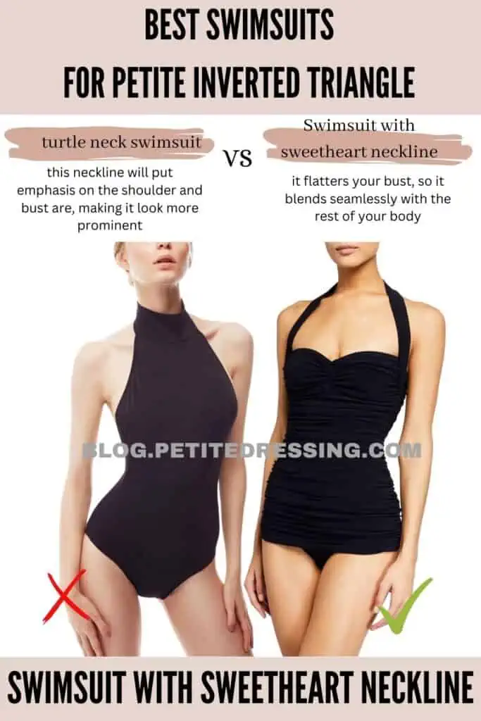 Swimsuit with sweetheart neckline-1