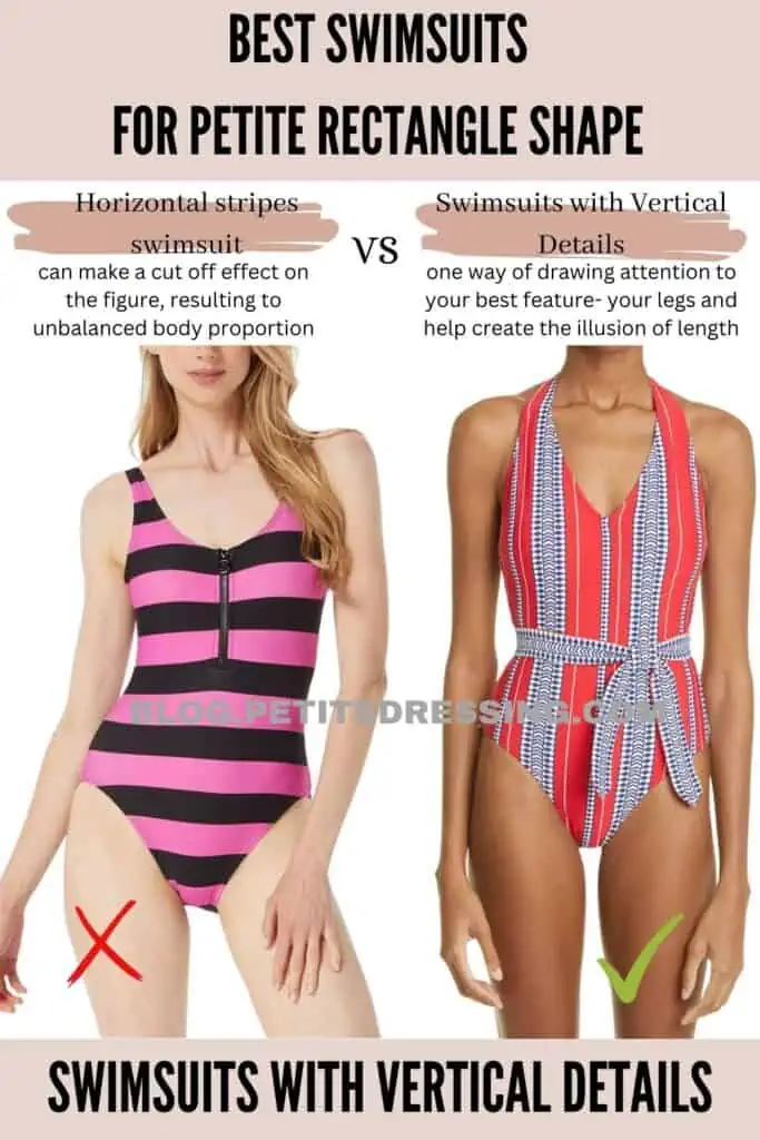 Swimsuits with Vertical Details