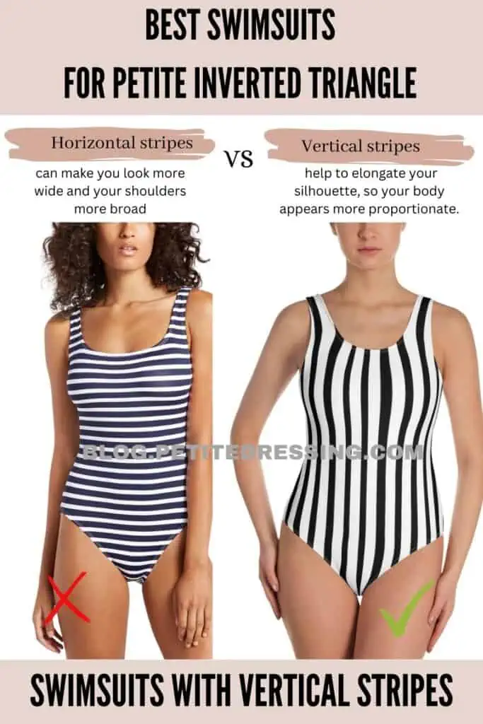 Swimsuits with vertical stripes-1