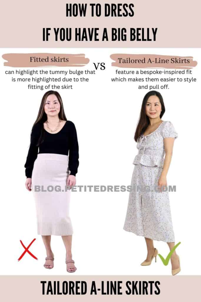 Tailored A-Line Skirts