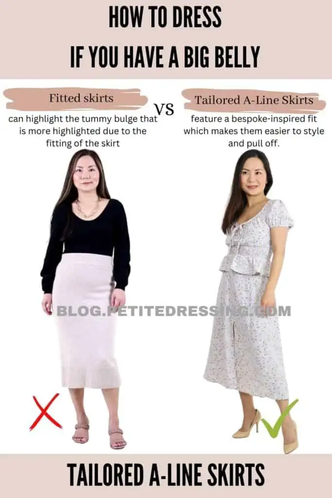 Comprehensive Styling Guide if you have a Belly - Petite Dressing