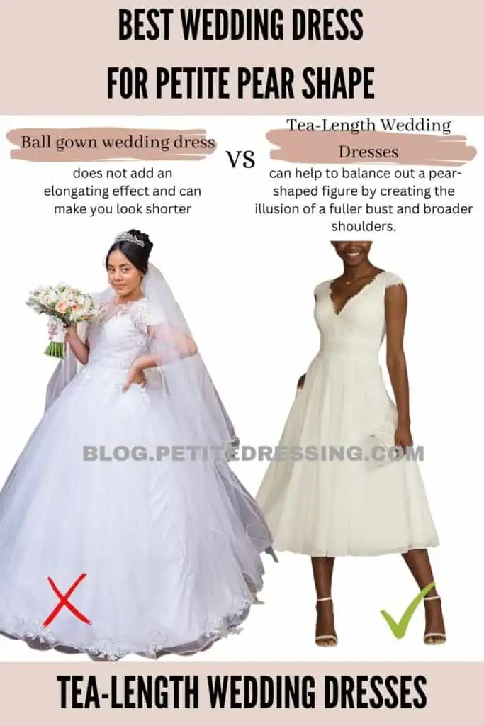 Tea-Length Wedding DressesWaist Wedding Dress