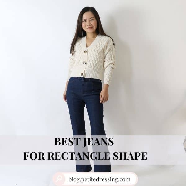 best jeans for rectangle shape