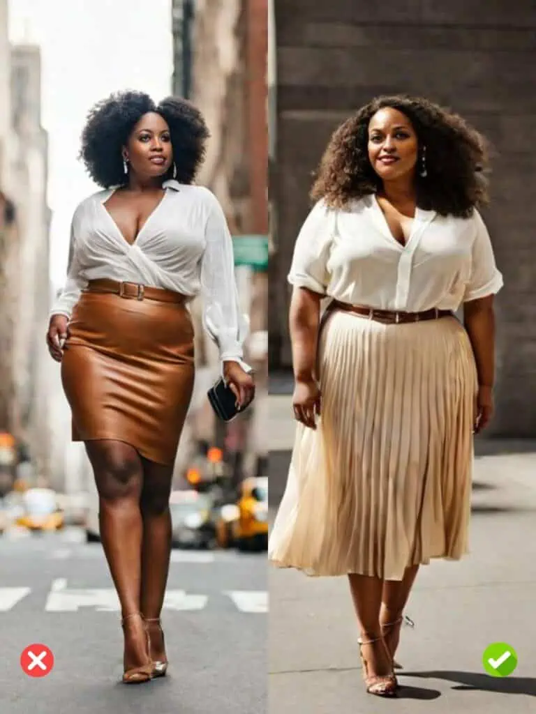 big hips outfits-Avoid Pencil Skirts