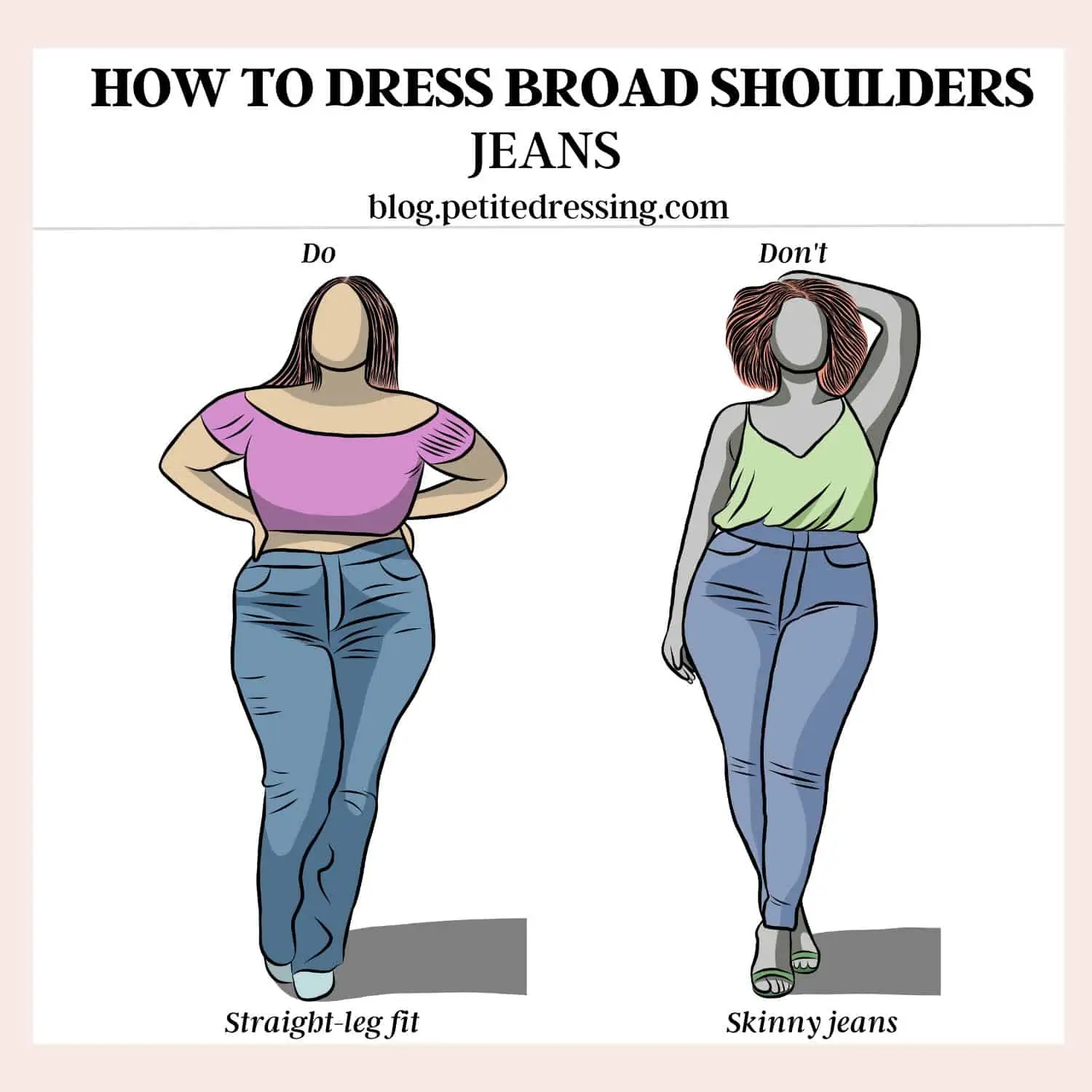 How to Minimize Wide or Square Shoulders — Inside Out Style