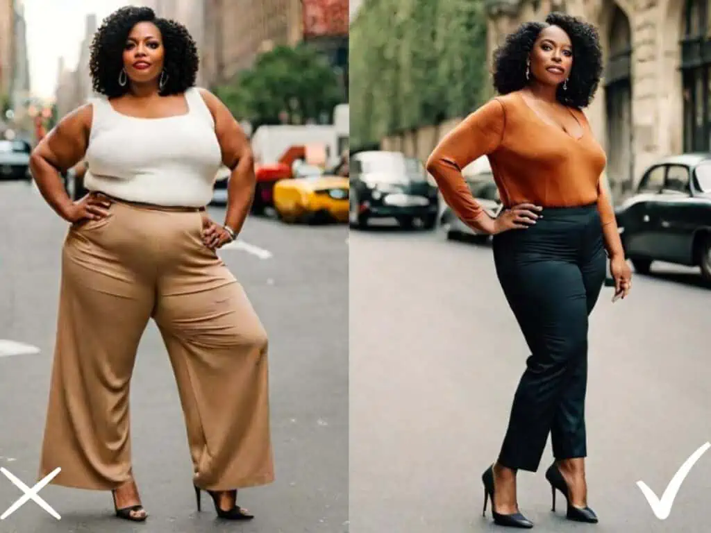 how to dress big hips