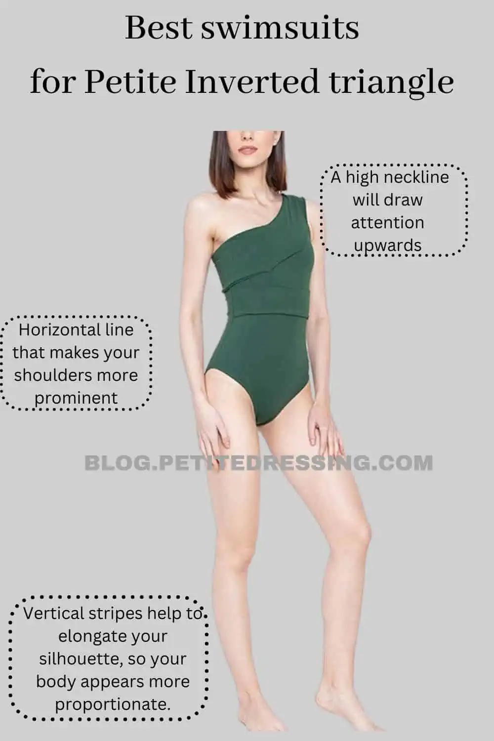 The Swimsuit Guide For Petite Inverted Triangle Shape - Petite