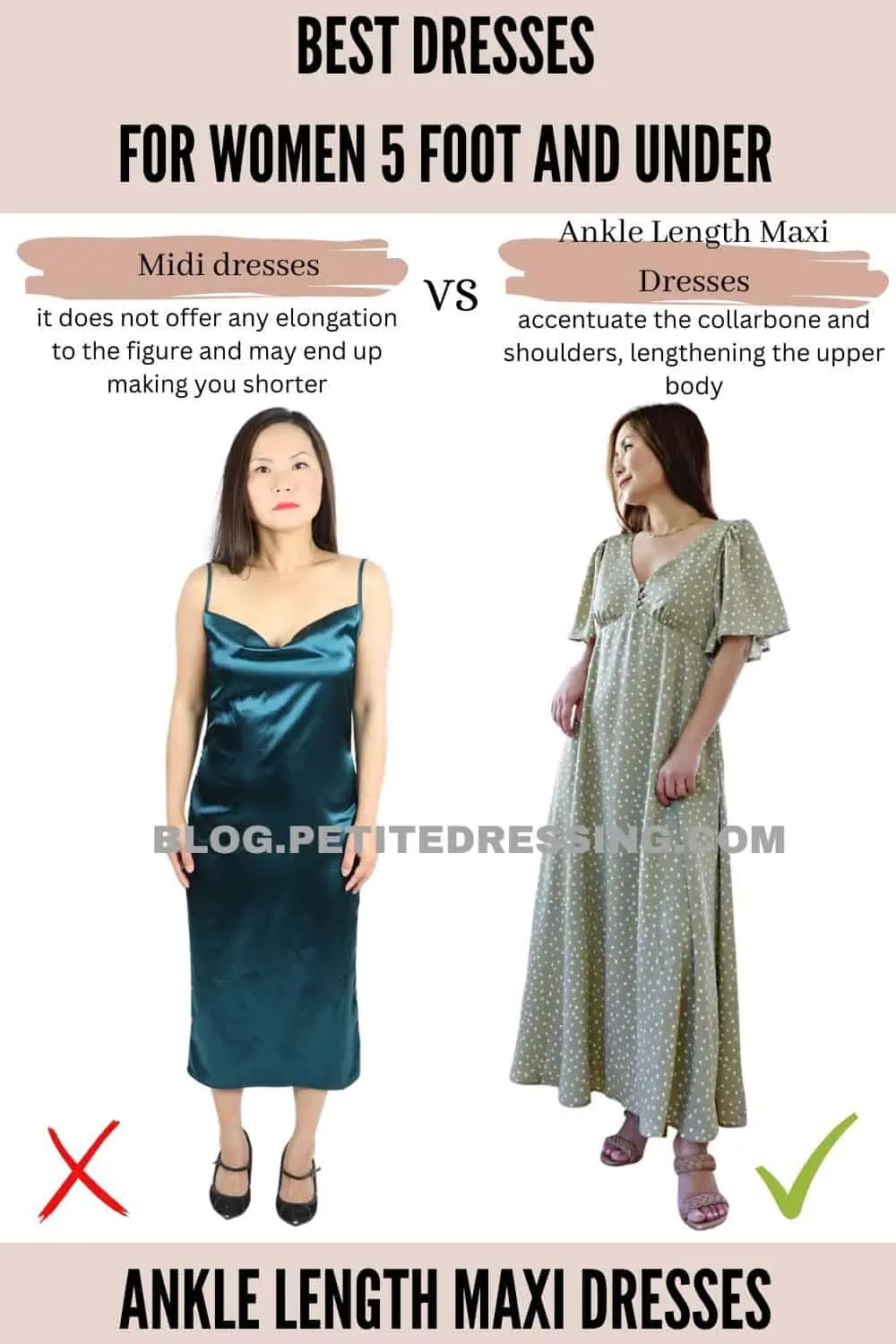 The Dress Style Guide for Women 5 Foot and under - Petite Dressing