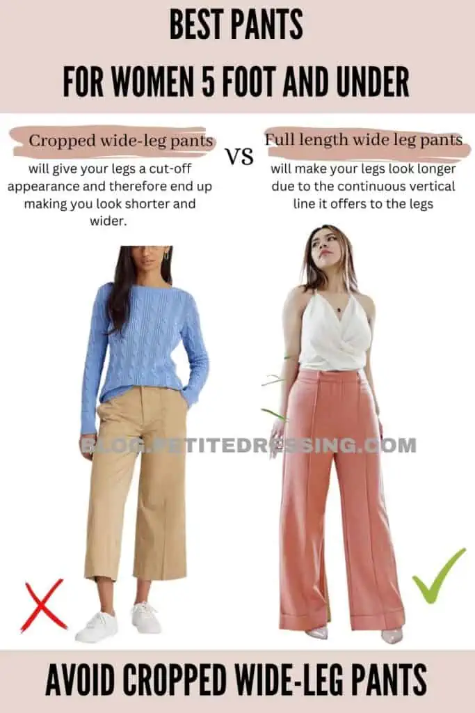 Avoid Cropped Wide-Leg Pants