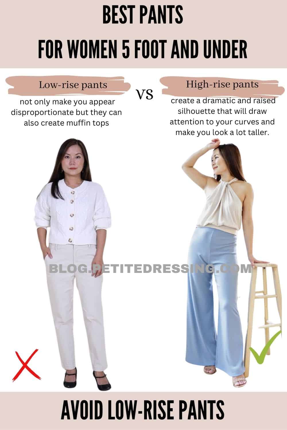Avoid Low Rise Pants