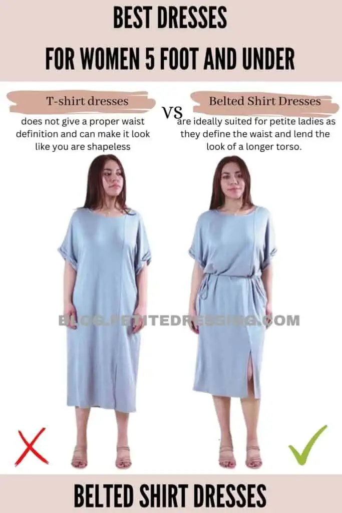 Belted Shirt Dresses