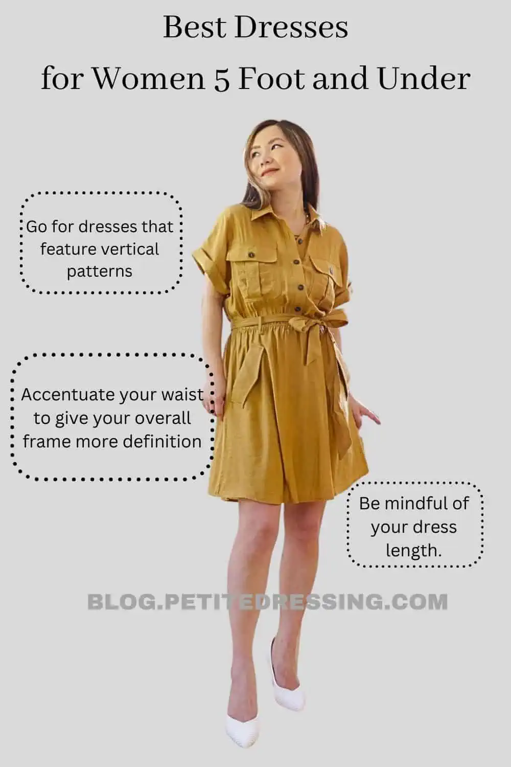 The Dress Style Guide for Women 5 Foot and under - Petite Dressing