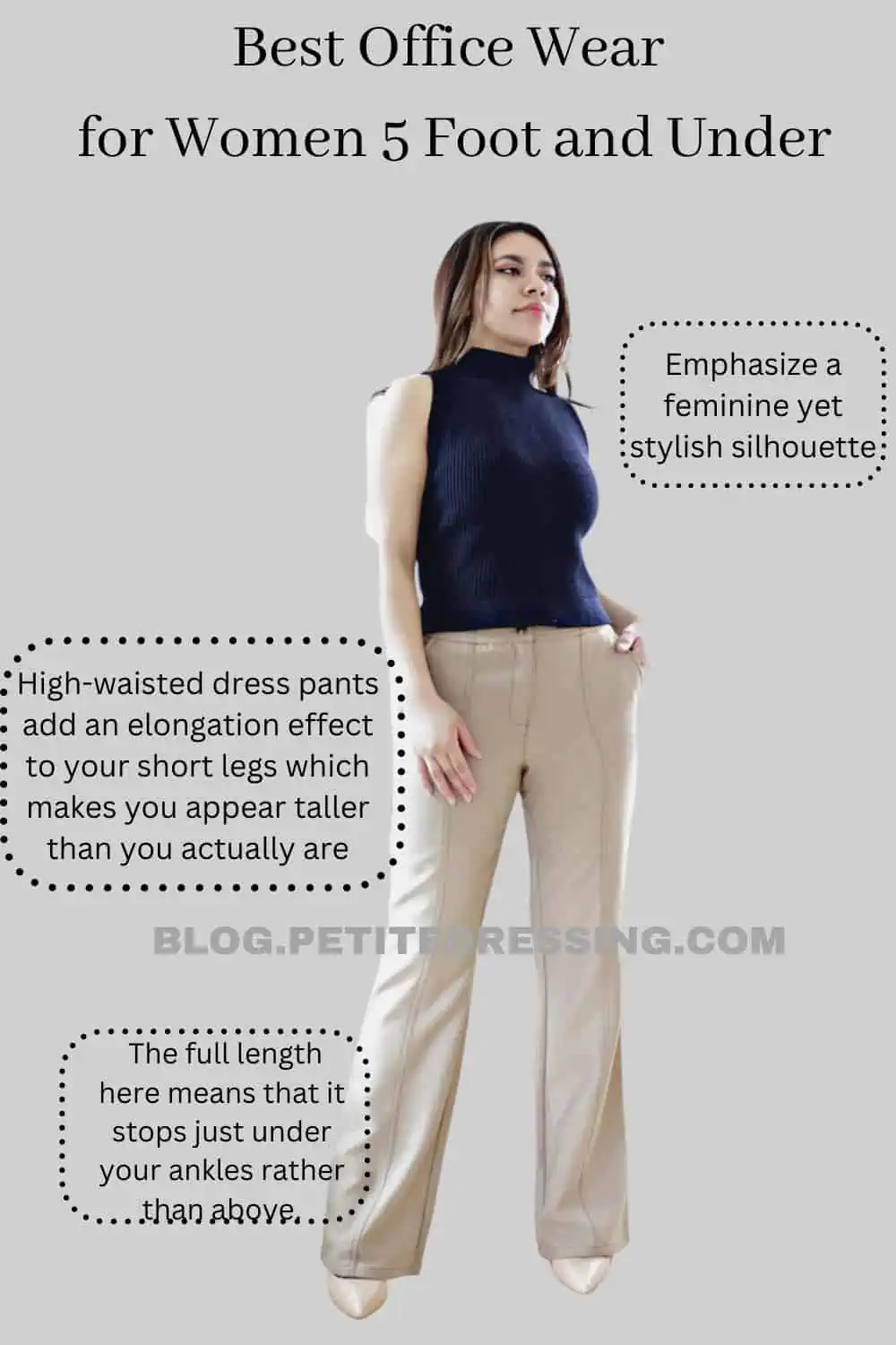 The Office Wear Guide for Women 5 Foot and under - Petite Dressing