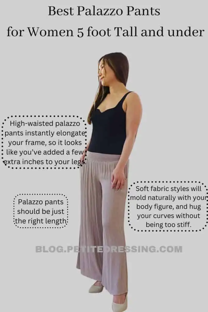 Palazzo Pants Guide for Women 5 foot Tall and under